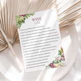 Wine Tasting Party Table Talk Topics