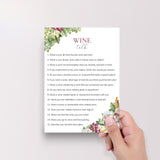 Wine Tasting Party Table Talk Topics