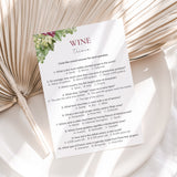 Printable Wine Trivia with Answers
