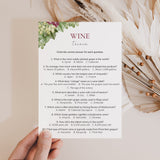 Printable Wine Trivia with Answers
