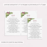 Printable Wine Trivia with Answers