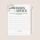 Happy Anniversary Wishes & Advice for the Couple Printable Cards by LittleSizzle