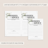 Happy Anniversary Wishes & Advice for the Couple Printable Cards