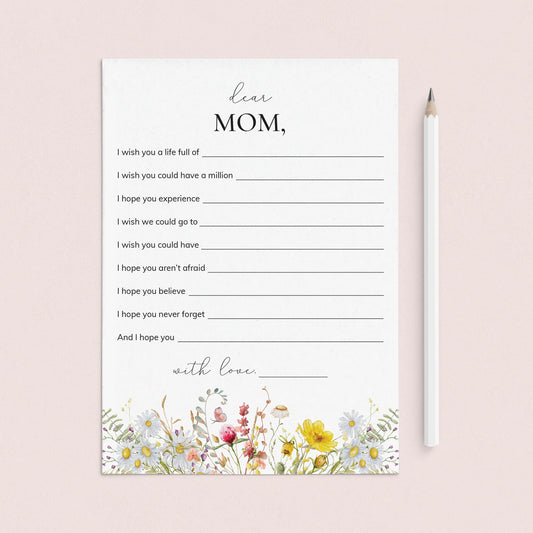 Mother's Day Letter Dear Mom Printable by LittleSizzle