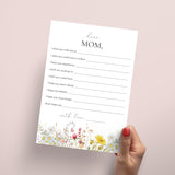 Mother's Day Letter Dear Mom Printable