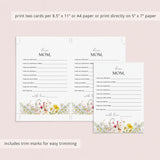 Mother's Day Letter Dear Mom Printable