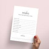 Elegant Women's Birthday Party Wishes Cards Printable