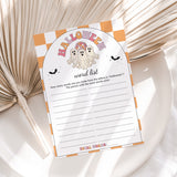 Family Halloween Game Night Word List Printable