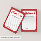 Christmas Word List Holiday Game for Families Printable