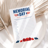 Printable Memorial Day Word Scramble with Answer Key