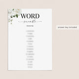 Anniversary Party Word Scramble Answers Included