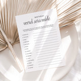 Minimalist Birthday Party Games Bundle Instant Download