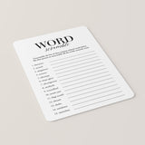 Class Reunion Word Scramble with Answer Key Printable