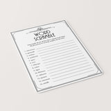 New Years Eve Speakeasy Party Game Word Scramble