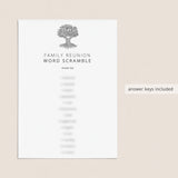 Family Reunion Games Bundle Printable