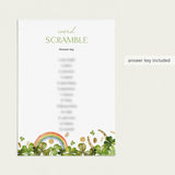 St Patties Day Word Scramble Worksheet Printable