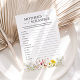 Mother's Day Word Scramble with Answers Printable