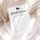 Printable Graduation Word Scramble