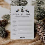 Christmas Word Scramble with Answer Key Printable