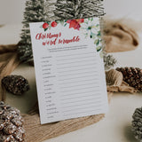 Christmas Word Scramble Game Printable