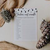 Christmas Game For Kids Word Scramble Printable