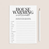 Housewarming Word Scramble Game with Answers Download by LittleSizzle