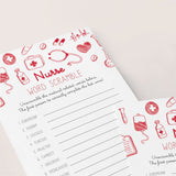 Nurse Word Scramble Answers Included