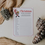 Scrambled Words Christmas Party Game Printable