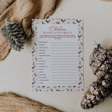 Unscramble The Christmas Words Game Printable