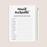 Word Scramble Game for Work | Answers Included | Printable by LittleSizzle