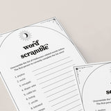 Printable Halloween Word Scramble with Answers Digital Download