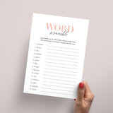 Girl Birthday Word Scramble Game Printable