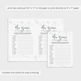 New Year's Word Scramble with Answer Key Printable