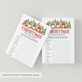 Printable Christmas Word Scramble with Answer Key