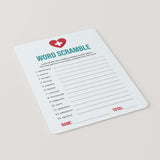 Nurses Party Game Word Scramble with Answers Printable