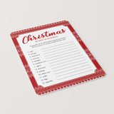Christmas Word Scramble and Answers Printable