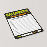 Halloween Word Scramble Printable Game Monster Theme