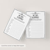 New Years Eve Speakeasy Party Game Word Scramble