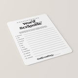 House Warming Game Word Scramble with Answers Printable