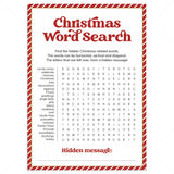 Printable Christmas Word Search Puzzle by LittleSizzle
