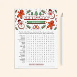 Printable Christmas Word Search with Answers Printable by LittleSizzle