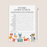 Dog Birthday Party Games Bundle Printable