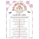 Let's Go Ghouls Bachelorette Game Would She Rather by LittleSizzle