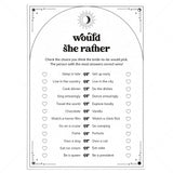 The Coven Bridal Shower Would She Rather Game Printable by LittleSizzle