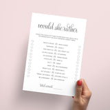 Birthday Would She Rather Printable Black & White