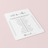 Girl Birthday This or That Game Printable