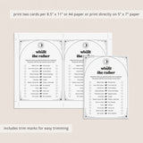 The Coven Bridal Shower Would She Rather Game Printable