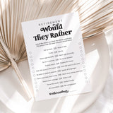 Retirement Would They Rather Questions Printable