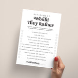 Retirement Would They Rather Questions Printable