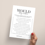 Wedding Anniversary Party Games Bundle Printable